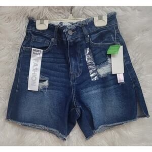 Denim Shorts SIZE 1-Tinseltown Blue Solid